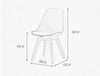 Modern Dining Table and 4/6 Chairs Set Stylish Comfortable Durable kitchen home