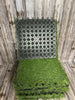 Artificial Grass Turf Interlocking Tile Squares,18 Tiles Pack Fake Lawn Decking