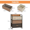 4-Drawer Dresser Storage Tower Vertical Organizer Unit Utility Dresser Chest