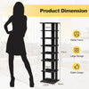 7-Tier Shoe Storage Rack Freestanding Organizer Stand Bathroom Dispaly Shelf