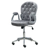 Velvet Adjustable Office Chair Swivel Office Study Computer Desk Chair Ergonomic