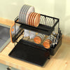 Dish Drainer Rack Storage Drip Tray Cutting Board SinkDrying Draining Plate Bowl