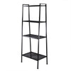 4 Tier Ladder Shelf Bookcase Storage Rack Metal Display Plant Stand Home Office
