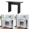 120cm Bar Table Sofa Side Table w/ Shelf Storage Kitchen Dining Breakfast Table