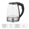 Auto Shut Off Protection Electric Kettle Glass Blue LED Illuminated Jug 1.8L