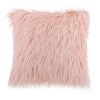 18" Plush Throw Pillow Case Fluffy Plush Sofa Cushion Cover Home Sofa Decor