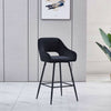 1/2X Velvet Bar Stools Breakfast Chairs Bar Chairs High Counter Kitchen Stools