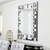 Large Decorative Art Wall Mirror Venetian Accent Mirror for Bathroom Fireplace