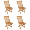 5 Piece Garden Dining Set Solid Teak Wood F7Y0