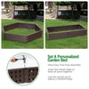 Shape Adjustable Raised Garden Bed Outdoor Planter Box Flower Planting Container