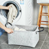 Felt Laundry Bag Toy Book Storage Basket Closet Hamper Shelf Box Home Organizer