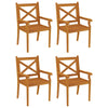 5 Piece Garden Dining Set Solid Wood Acacia R1Y5