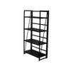 4-Tier Storage Shelves Ladder Bookshelf Industrial Bookcase Unit Vintage Gray