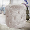 Round Vanity Stool Dressing Table Stool Living Room Velvet Footstools