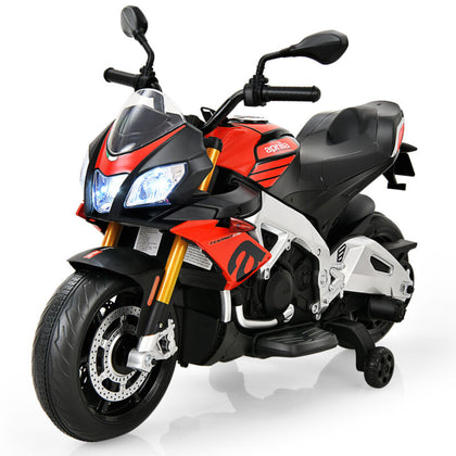 Electric Kids Ride on Motorcycle Aprilia Liscensed Motor Bike Children Toy Car