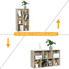 7 Cube Wooden Bookcase Shelving Storage Display Shelves Wood Unit Baskets