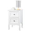 Bedside Table with 2 Drawers Nightstand Cabinet Storage Table Bedroom Furniture