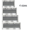 Wall Electric Fire Fireplace Sliver Glass Inset Into 12Color Flame Warmer Heater