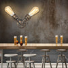 Vintage Industrial Rustic Steampunk Metal Waterpipe Wall Light Porch Lamp Sconce