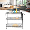 Carbon Steel 3 Tier Trolley Cart Kitchen Restaurant Serving Catering Train UK