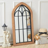 Large Window Wall Garden Mirror Ornament Indoor/Outdoor Arch Frame Mirrors Decor