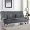 Folding 2/3 Seater Fabric Sofa Bed Recliner Chair Sleeper Sofa Bed Couch Settee