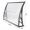 Door Canopy Awning Shelter Front Back Porch Outdoor Shade Patio Roof Rain Cover