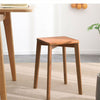 Wooden Stacking Stool Kitchen Breakfast Pub Bar Stool Table Side Chair & 4 Legs