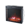 Electric Fireplace Glass Fire Mantel Set Wall Insert/Standing Heater With Remote