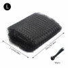 Garden Fish Pond Net Cover Anti Sludge Heron Netting Koi Protect Mesh Black UK