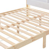 Kids Bed 4FT6 Double Size Bed Solid Pine Wooden Bed Frame w/Storage Headboard QZ