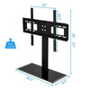 Table Top Pedestal TV Stand for 32 37 40 42 43 50 55” LED LCD Screen