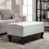 Large Chesterfield Footstool Sofa Ottoman Pouffe Stool Bench Chair Window Seat