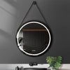 XL Round LED Bathroom Mirror Fogless Wall Mounted Vanity Mirror Toilet Washroom