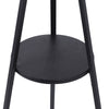 Metal Hat Coat Stand Clothes Storage Rack Umbrella Stand Hanger Hooks With Shelf