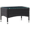 Coffee Table Poly Rattan Outdoor Garden Tables Furniture Multi Colours vidaXL