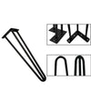 4pcs Hairpin Legs Industrial Metal Hair Pin Table Leg Set Coffee Desk Furniture