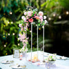 Metal Rectangle Wedding Flower Stand Pedestal Centrepiece Plinth Decor 4pcs