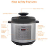 13in1 6L Electric Pressure Cooker Stainless Steel Multi Function Steam Cooker