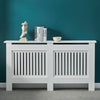 White Radiator Cover Traditional MDF Wood Shelf Cabinet Grill 152*82 cm Modern