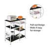 3-Tier Microwave Stand Storage Kitchen Oven Baker's Rack Workstation Shelf UK