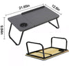 Foldable Laptop Table Portable Adjustable LapTray Desk Notebook Sofa Bed Stand