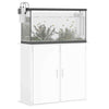 Aquarium Stand Fish Tank Cabinet Base High Gloss White Engineered Wood