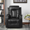 Electric Rise Power Lift Pu Leather Recliner Armchair Sofa Chair Black QA