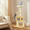 143 cm Cat Tree 4 Levels Cat Tower Kitten Activity Center w/ Scratching Posts