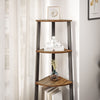 4 Tier Corner Shelf Ladder Shelving Unit Display Bookcase Bookshelf Storage Rack
