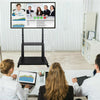 Ultra Heavy Duty Mobile 32-100 inch TV Stand Rolling TV Cart Mount with Wheels