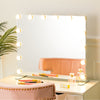 Hollywood Cosmetic Mirror LED Light MakeUp Vanity Shaving Bath Round/Rectangular