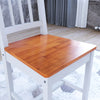 Solid Wooden Classic Dining Table and 4 Chairs Set Honey Kitchen Home Furniture
