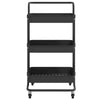 3Tier Kitchen Trolley Iron and ABS Reasonable stratification Large storage space